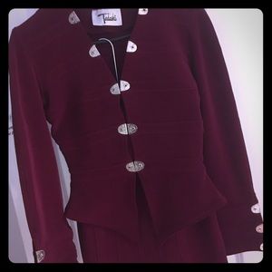 Original Takeshi Sparkle Design Skirt Suit